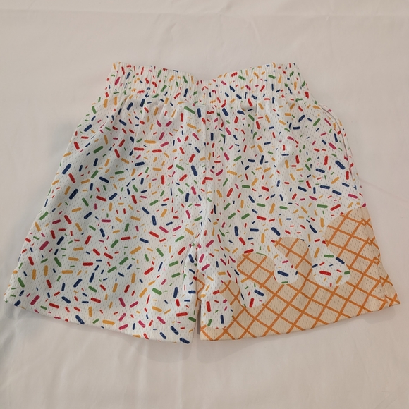 Colorful Sprinkle Pattern Shorts - Picture 2 of 2